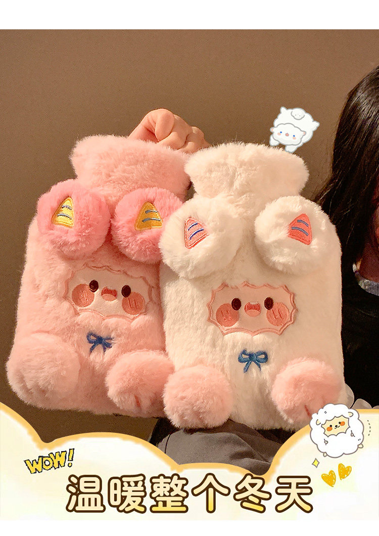 Snuggle Up: Adorable Plush Hot Water Bottle for Cozy Winter Relief - Product image 7