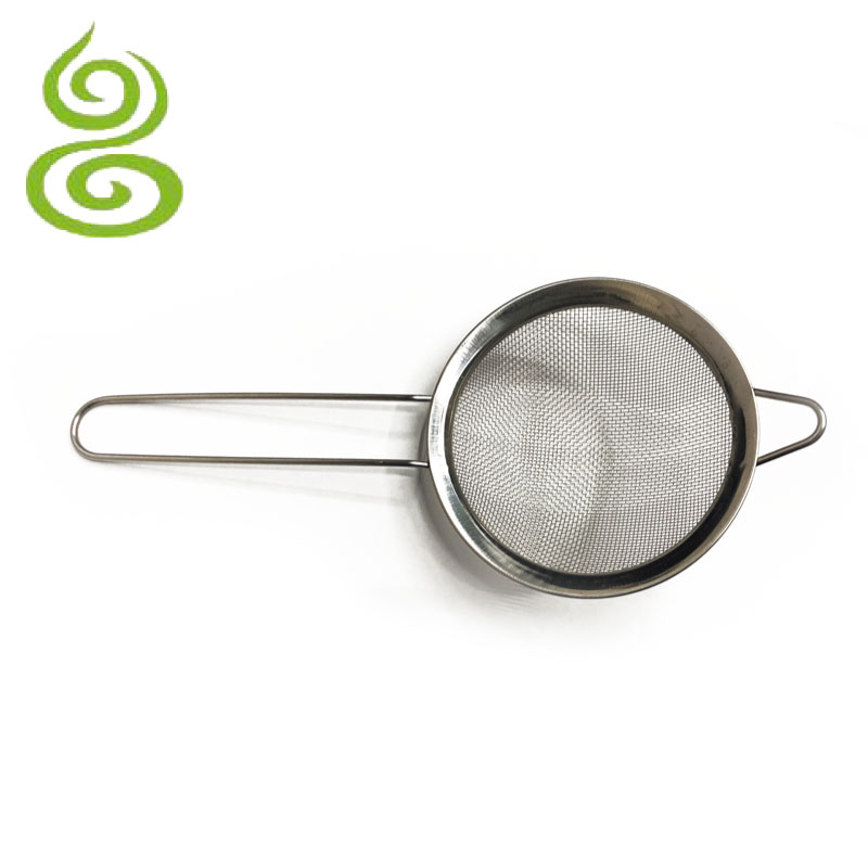 Leakage slag spoon stainless steel powder sieve flour screen screen handheld filter funnel spoon mesh