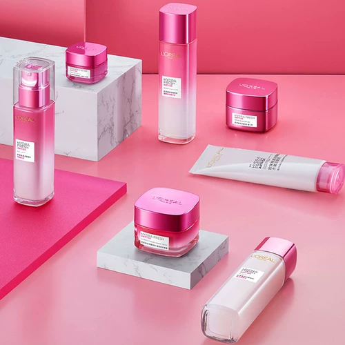 L'Oreal, освежающий увлажняющий комплект, косметическое освежающее молочко для ухода за кожей
