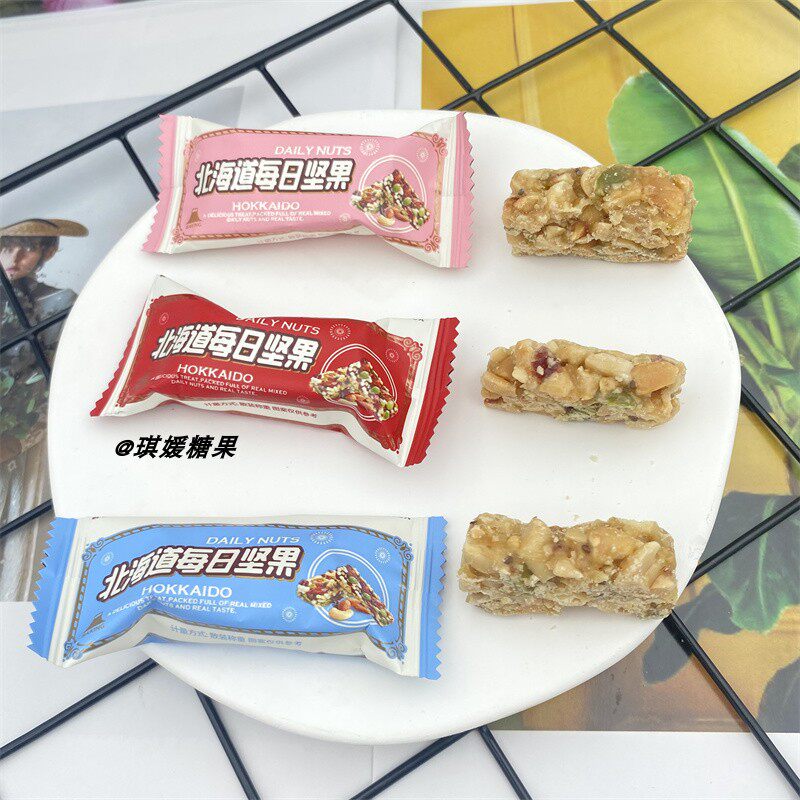 Rainbow Diary of Hokkaido Daily Nuts 500g Office Leisure Hungry Snack Energy Stick for Meals Cake-Taobao