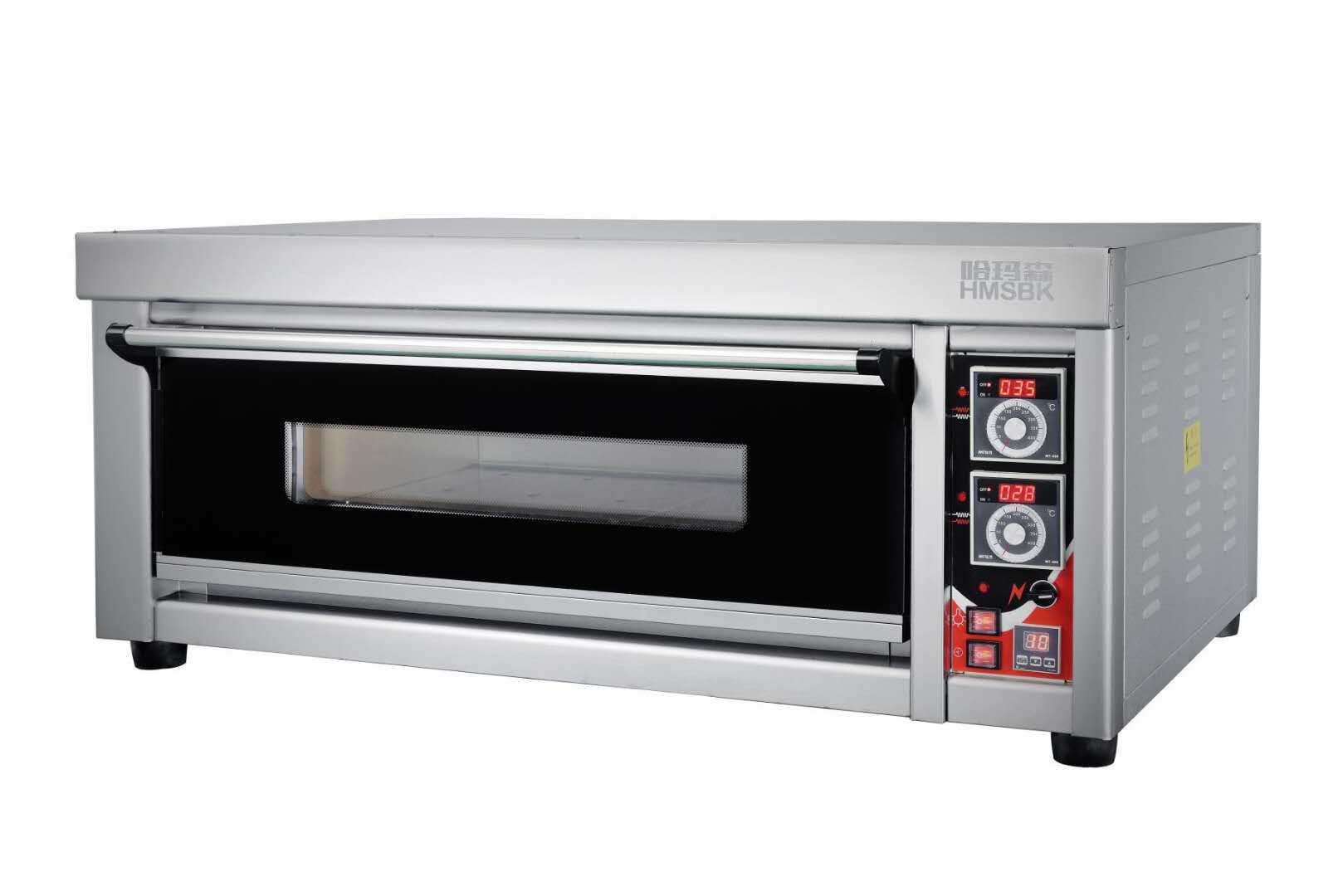 Hamassen one-layer two-plate commercial electric oven Bread cake Moon cake Pizza flat oven baking single-layer oven oven