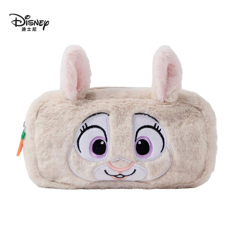 Disney, подлинный мультяшный карандашный набор, кукла, кролик, плюшевый органайзер сумка, полицейский, лиса, енот, подарок на день рождения