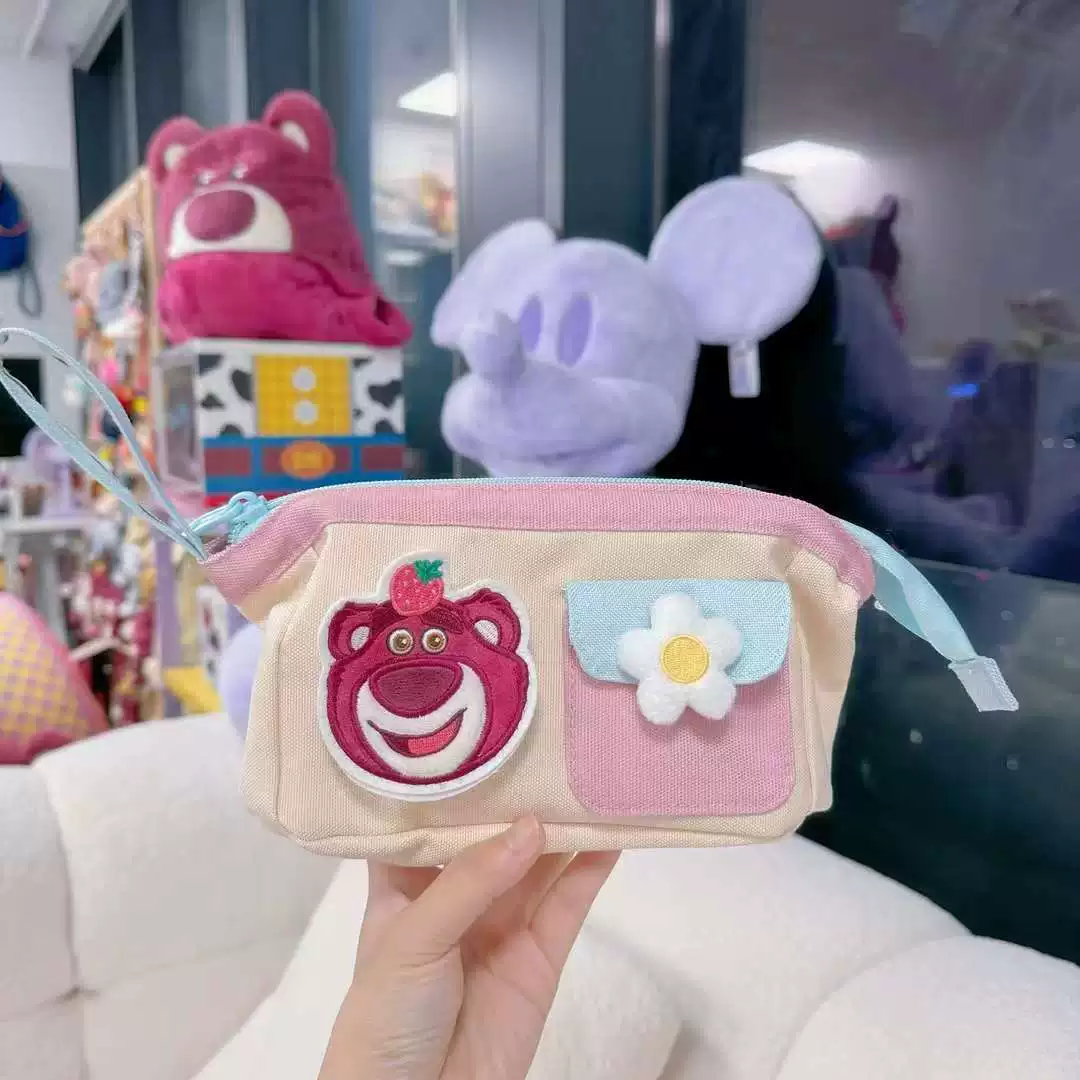 Disney, подлинный мультяшный карандашный набор, кукла, кролик, плюшевый органайзер сумка, полицейский, лиса, енот, подарок на день рождения