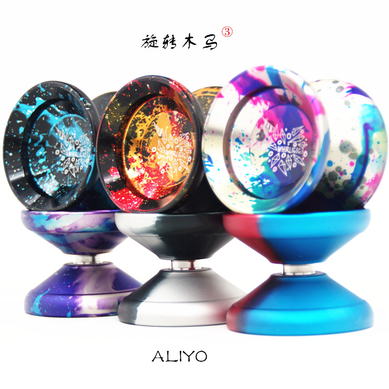  Yo-yo Aliyo Carousel WHIPLIGIG New New Year gift top finger artifact