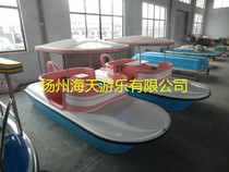Pedal boat 4 people Coffee cup FRP Park amusement boat Sightseeing boat Scenic playground