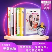 Private custom 12-inch hard case hardcover paired book