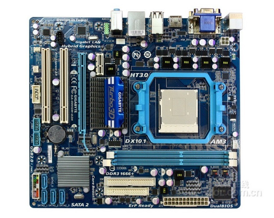 Recommended Technology 880GM-D2H 880GM-D2H AM3 DDR3 DDR3-Solid-Solid-Set Display Computer Motherboard With HDMI Connector