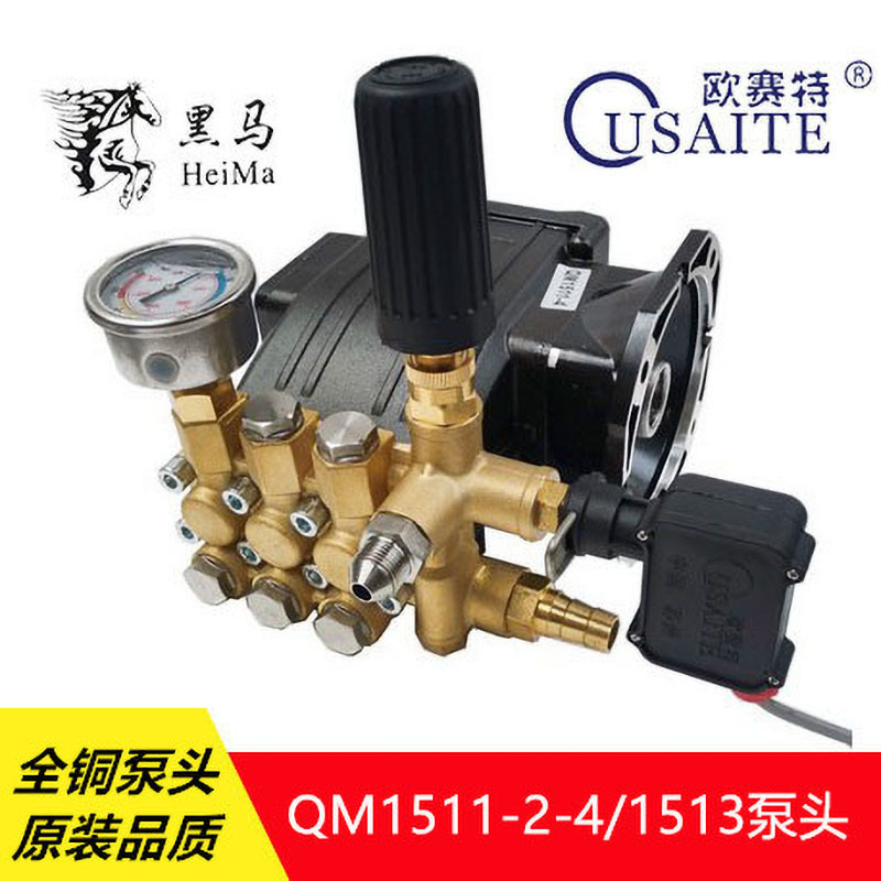 Ousait Black Horse Meituo Qm1511-2-4/1513 Ultra-High Pressure Cleaning Machine Car Wash Pump Head