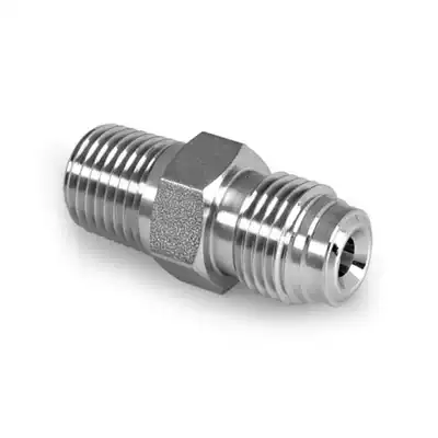 VCR1 8quot 1 4quot 1 2quot 3 4quot 1quot go NPT male pass-through joint connector