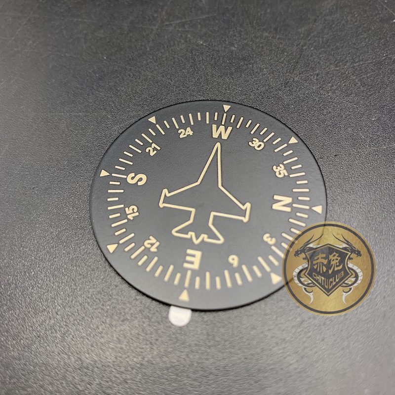 Flight instrument metal magnetic absorption magic sticker dual - use car mobile frame lead magnetic film