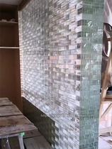 Double Sided Crystal Wall Screen Partition Super White Glass Brick Custom Transparent Square Background Wall Glass Block Thick Transparent Wall