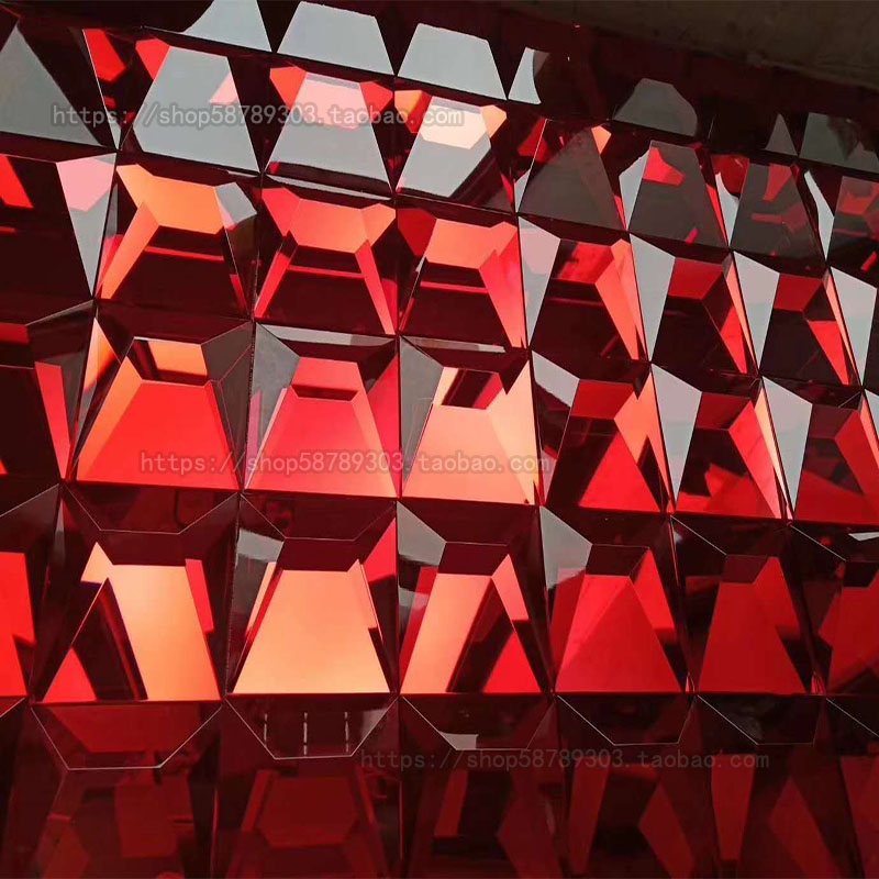 Art Wall Patch Crystal Material Background Wall Jigsaw Puzzle Furniture Screen Partition Decoration Custom Crystal Sheet