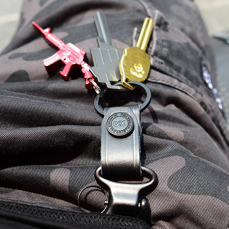 MACKAR Original Tide Functional Keychain Sensitive Men and Women with Bag Decoration Car Key Circle