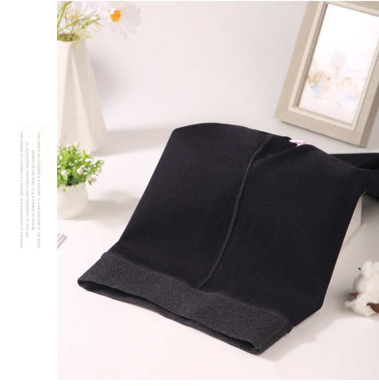 Колготки, удерживающий тепло черный утягивающий пояс на талию, тонкие леггинсы, высокая талия 