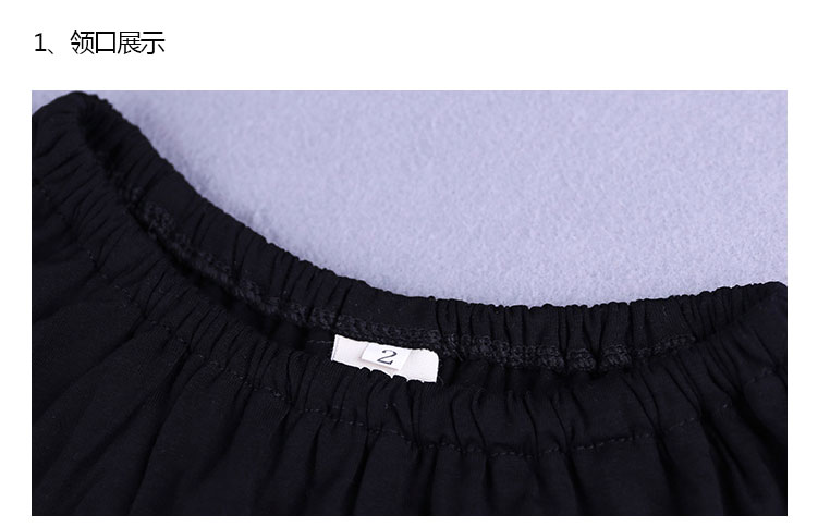 Áo thun bé gái xuân 2019 mới cho bé diện áo cotton dài tay cho bé quần jeans hai bộ thủy triều quần áo trẻ em nam