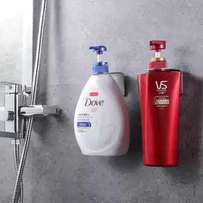 Bathroom shelf Toilet sink Shower gel shelf Suction wall-mounted non-perforated powder room supplies and utensils