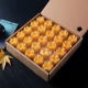 Стиль лотоса [желтый 4 часа] 108 зерна/ящик алюминиевый раковина