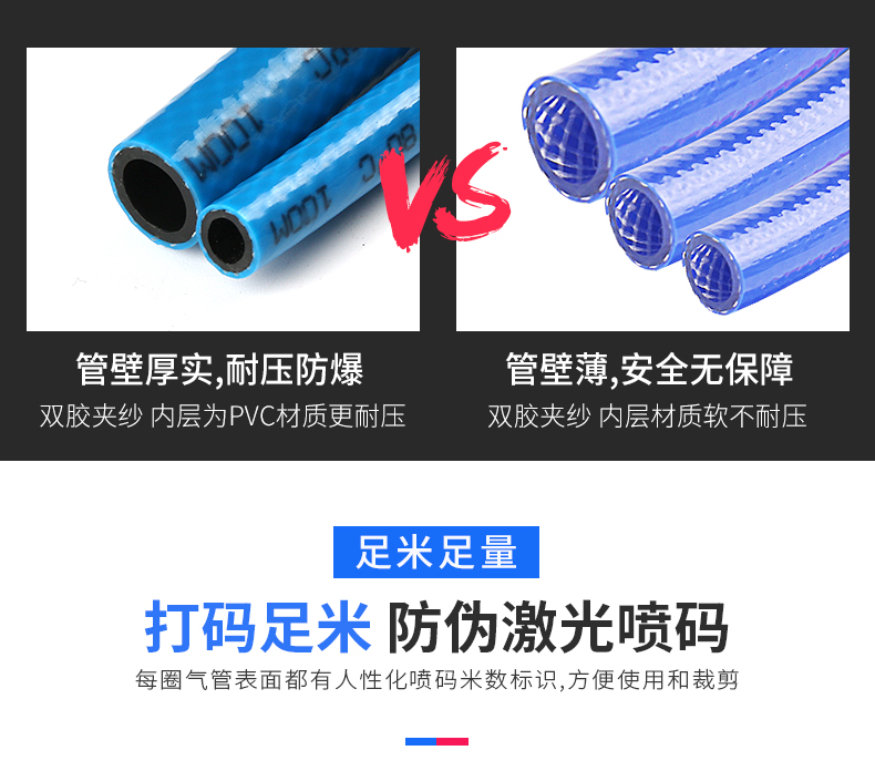 giá máy nén khí trục vít Shan Nai áp lực cao khí quản PU ống PVC nhồi bông khí nitơ ống hơi công cụ khí nén khí súng máy nén khí ống khí máy nén khí giá