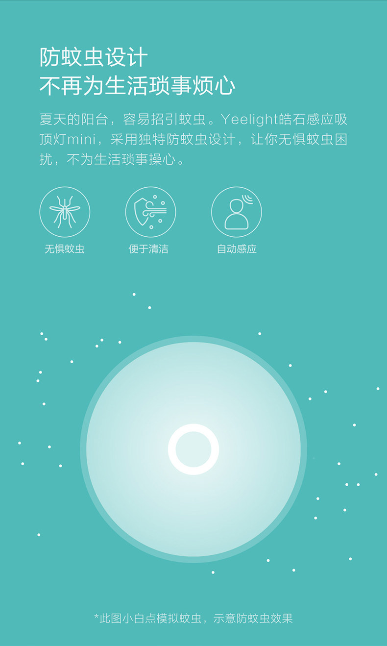 小米生态链 Yeelight 智能感应LED吸顶灯 图4