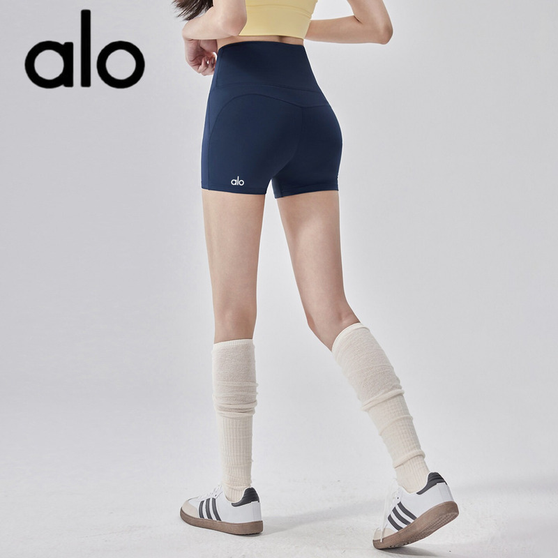 Aio Sports Yoga Shorts for Women, Suitable for Outdoor Wear, Running, Cycling, Three-Quarter Length, High-Waisted, Butt-Lifting, Summer Pilates Fitness Shorts