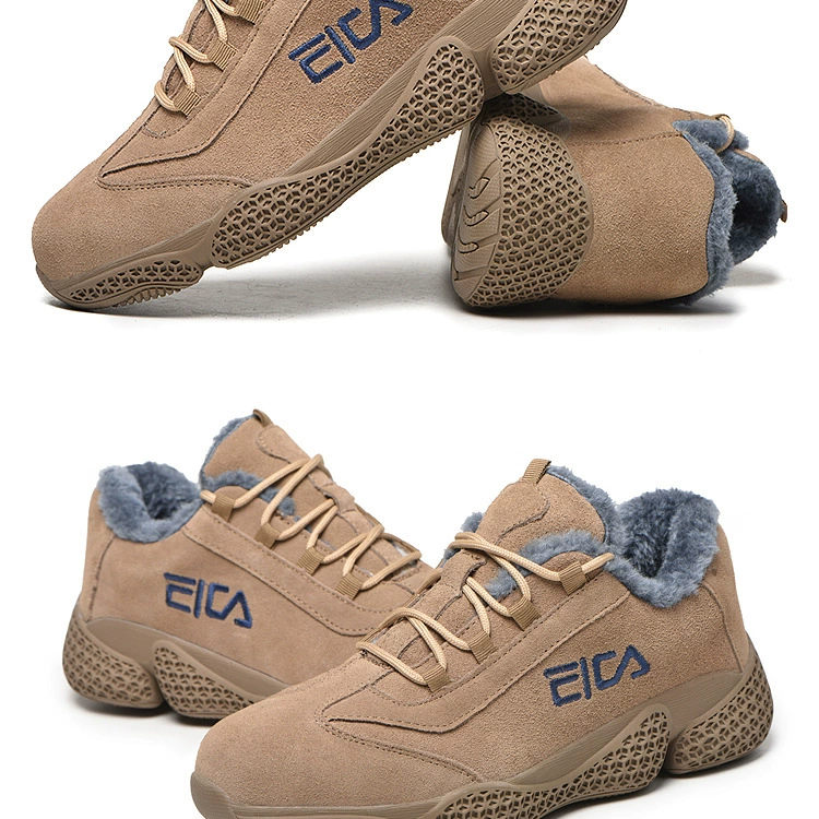 Cotton shoes, labor protection shoes for men, winter anti-smash, anti-stab steel toe, anti-odor, soft-soled welders, velvet, anti-cold and warm for women
