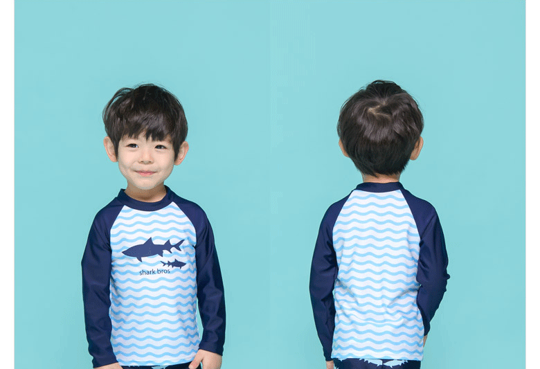 Đồ bơi cho trẻ em Boy Boy Đồ bơi học sinh Chia kem chống nắng Big Boy XL Fat Baby Bơi Suit - Bộ đồ bơi của Kid bộ đồ bơi trẻ em