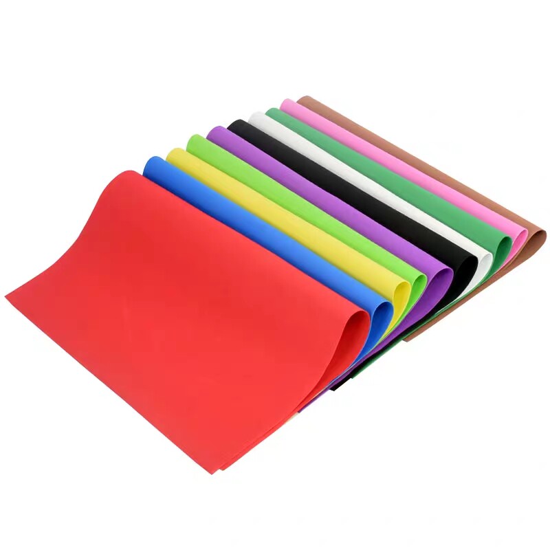 Colorful EVA foam material handmade material eva foam paper wedding photo net red bow sponge paper