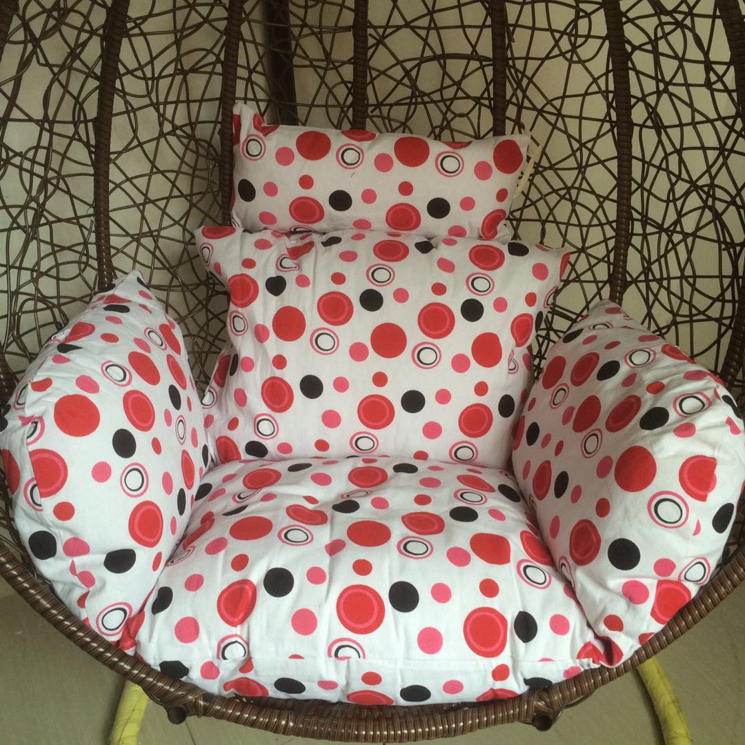 Removable and washable single universal bird's nest gondola cushion cushion indoor balcony cradle wicker chair thickened
