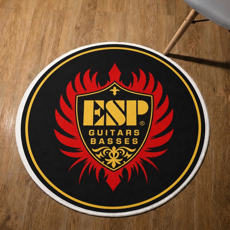 Suitable for Ibanez Prs Squier Living Room, Music Store, Bar, Round Rock Guitar Mat, Floor Mat, Carpet Suitable for Ibanez Prs Squier Living Room, Music Store, Bar, Round Rock Guitar Mat, Floor Mat, Carpet