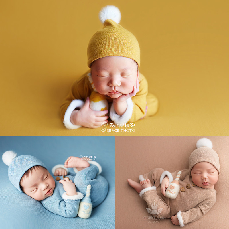 Newborn baby baby shooting clothes full moon photography props for baby baby dress
