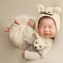Hami Newborn Son Photography Props Mouse Over The Moon Attire Attire Costume Doll Baby Baby Sky Shine Theme