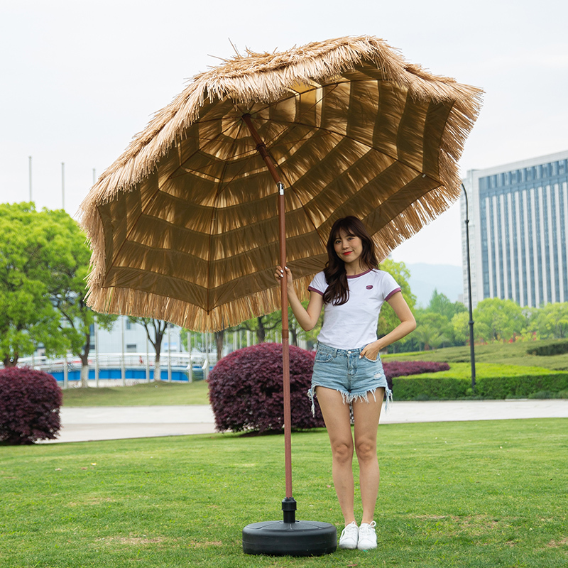 Simulated Straw Umbrella, Large Sunshade Umbrella, Outdoor Folding Sun Umbrella, Beach Umbrella, Thatch Umbrella, Scenic Spot Umbrella, Courtyard Umbrella Simulated Straw Umbrella, Large Sunshade Umbrella, Outdoor Folding Sun Umbrella, Beach Umbrella, Thatch Umbrella, Scenic Spot Umbrella, Courtyard Umbrella