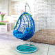 Little Sheep Furniture hanging basket rocking chair rattan chair thick rattan bent shell hanging chair indoor bed balcony outdoor swing cradle ລາຄາພິເສດ