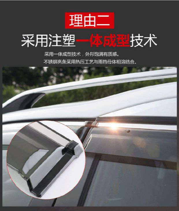 Changan CS75 CS15 CS35CS95 tấm che mưa bằng thép không gỉ dải sáng đặc biệt cửa sổ mưa lông mày mưa tấm che mưa miếng dán nano gương chiếu hậu
