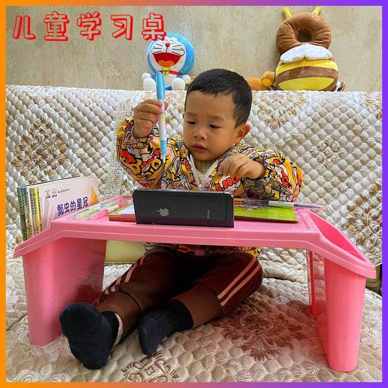 Sitting in bed writing homework table children large number colorful plastic drawing board table baby drawing graffiti table plate writing table-Taobao