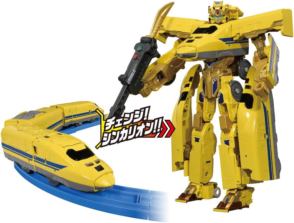 人形 绝版新干线变形机器人DXS102二代进化先锋黄博士医生号923手办