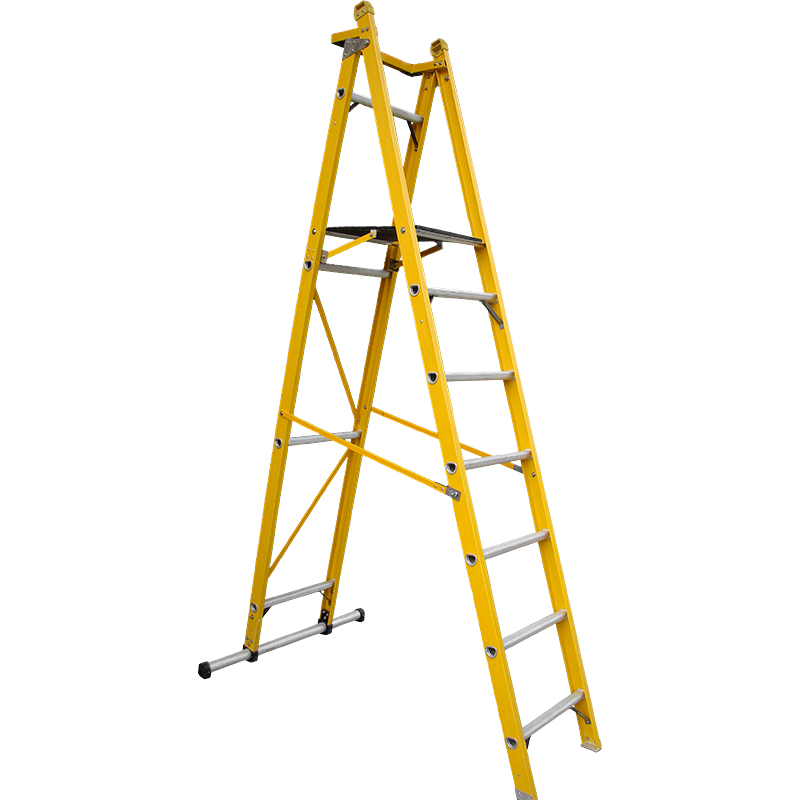 (Baofu Power) manufacturer direct selling Baofu insulation ladder folding platform A type of ladder RLFP-D series