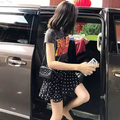 Pregnant woman skirt summer skirt pleated skirt pants outside wear 2021 new fashion hot mom summer pants anti-light