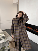 K sister Korean double-sided tweed coat High-branch all wool three-color selection medium and long double-sided jacket female