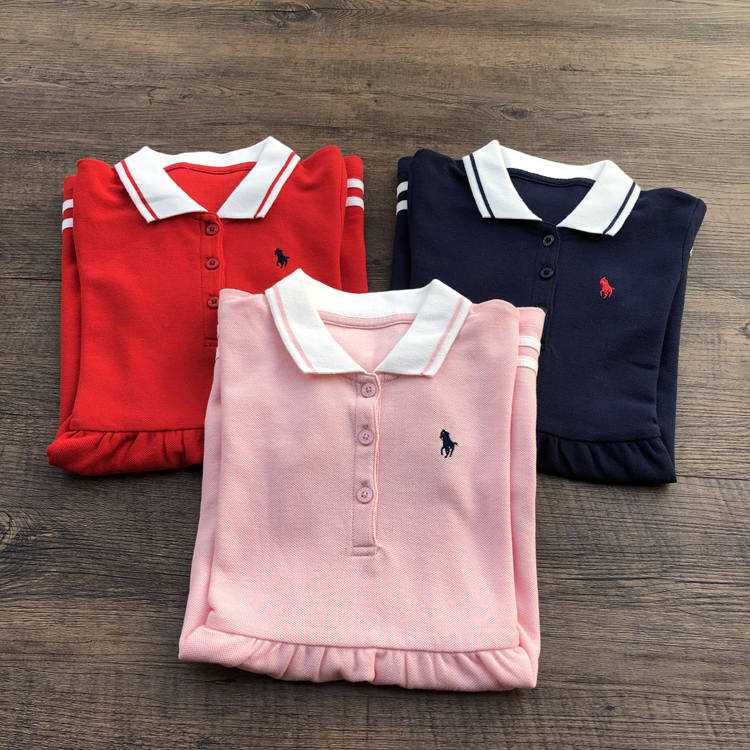 College style summer new girl baby European and American style dress pure cotton children's children's comfortable princess skirt