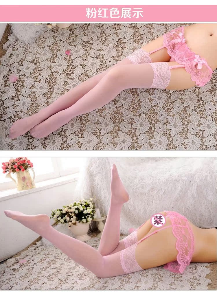 [丝 恋] đầy đủ ren lưới lưới gạc T quần garter gợi cảm chống trượt (không bao gồm vớ) dây nịt tất kẹp áo sơ mi