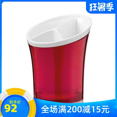 Korea nineware three-layer partition chopstick basket chopstick storage box chopstick cage disassembly and washing fork spoon drain chopstick cage