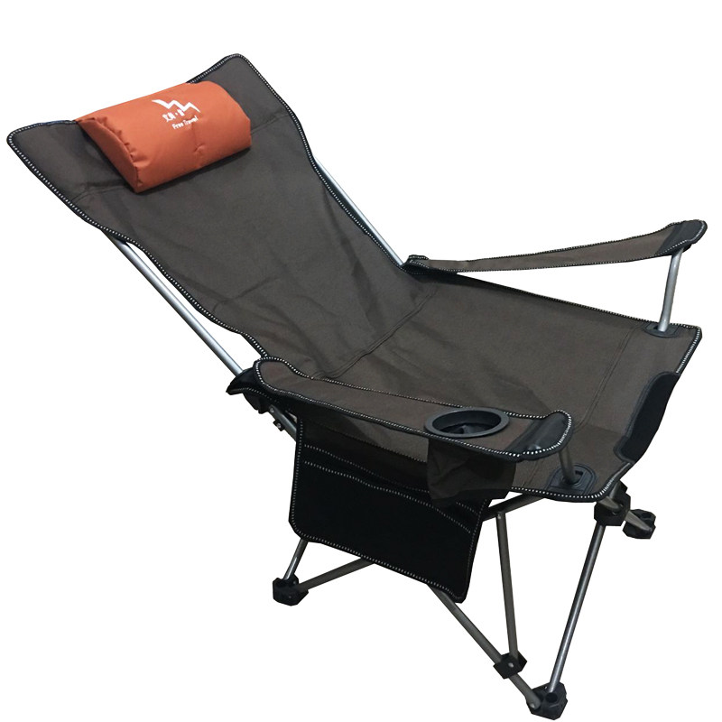 Outdoor folding chair Recliner Portable ultra-light sitting and lying dual-use lunch break chair Fishing recliner Outdoor camping beach chair