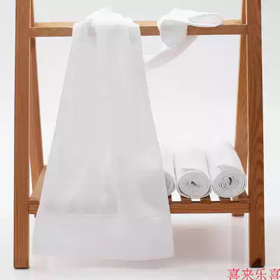 Bamboo fiber gym yoga extended towel 30 * 95cm sports dance white sweat absorption fitness running adult