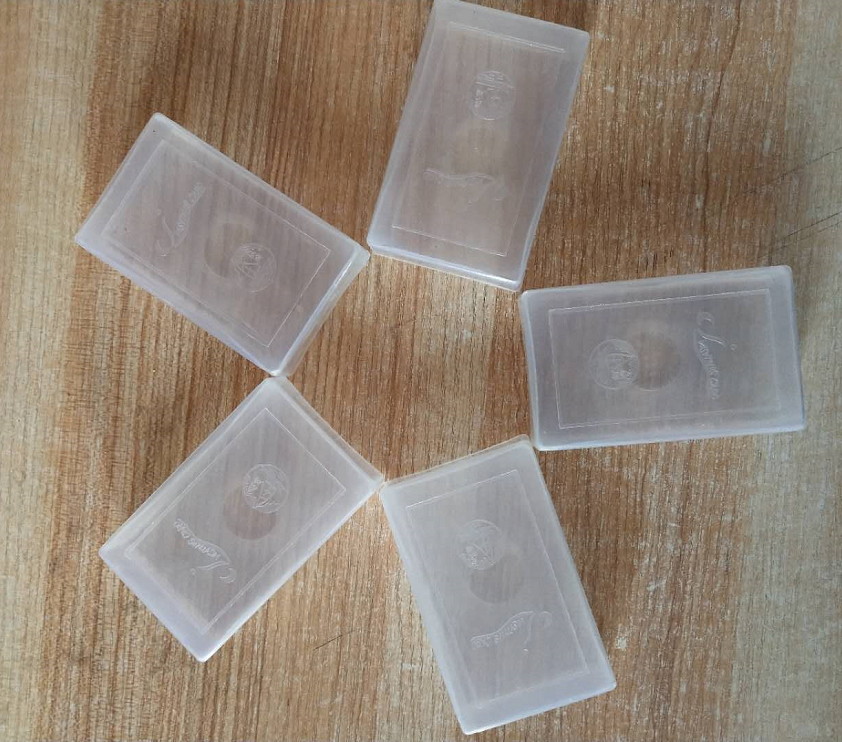 Transparent plastic business card box large box graphic advertising shop business card box disposable business card box