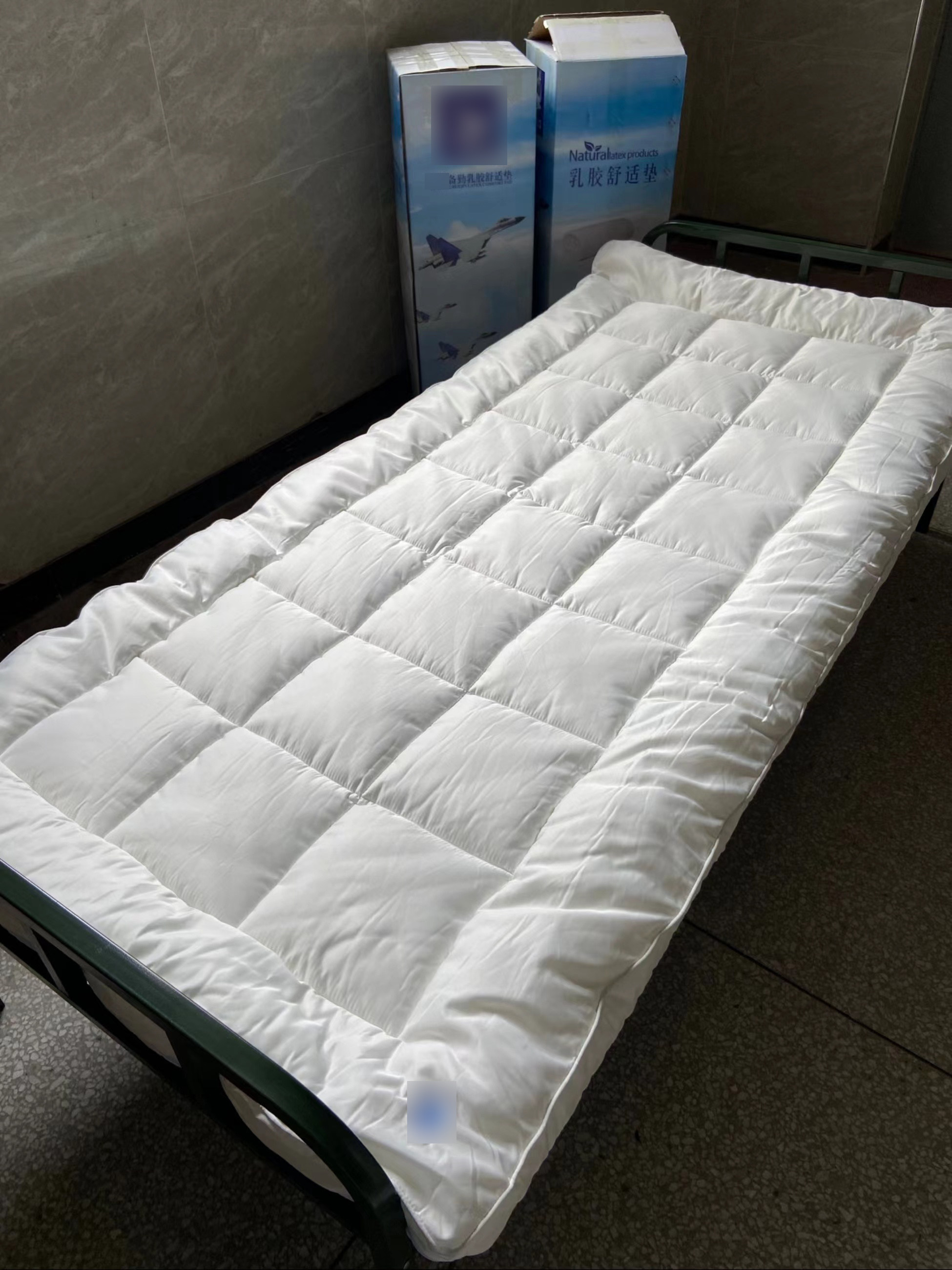 Air-flybed mattress new soft-glue single-person dormitory mattress mattress pad cotton lightweight, soft antibacterial tatami