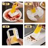 Stove Oil Stain Food Grade Soft Head Cleaner Soft Silicone Kitchen Cleaning Soft Scraper to Remove the Bottom of the Pot Chassis