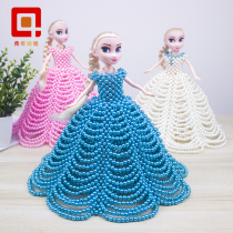 Handmade String Beads Finished Pearl Dolls DIY Girl Toys Ice And Snow Chic Edge Esha Grand Princess Children Presents