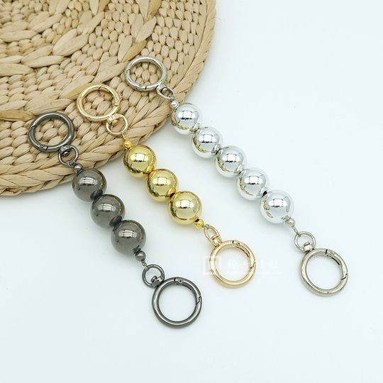 Diy große Goldperlen-Verlängerungskette Handtaschenkettenzubehör