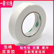 Strong sponge double-sided tape advertising KT board paste two sides thickened high viscosity foam adhesive seismic anti-punching wholesale